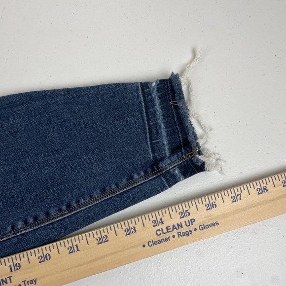 Spanx Pull On‎ Jean Women's Size Medium Raw Hem Skinny Performance Stretch - Picture 10 of 13